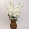 White 37" Delphinium Stem – Premium Silk, Realistic Artificial Flower Decor